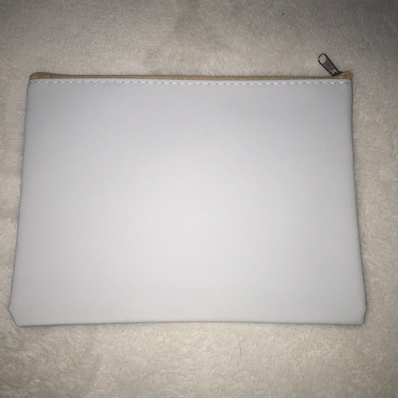 boho makeup leaves/floral cosmetic bag NWOT🌾 - Picture 2 of 4